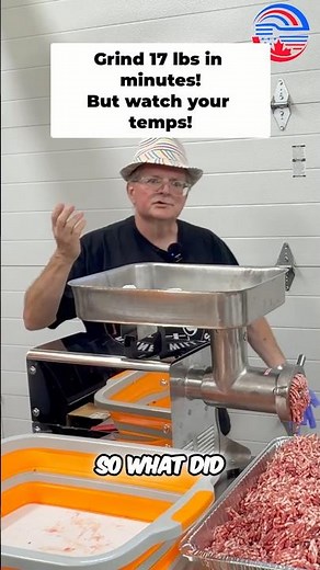Keep Your Meat Cold! 🧊 Pro Grinder Tips & Tricks from Lost Canuck BBQ #shorts