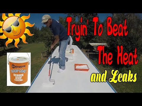 How To Apply Heng's Rubber Roof Coating On RV/ Shuttle Bus.
