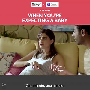 Can’t keep calm, we’re having a baby! 🤰 👶 //Aahana Kumra Rohan Khurana - The Page. | FilterCopy