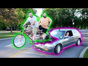 These Guys Replaced Their Car's Engine with a Bicycle