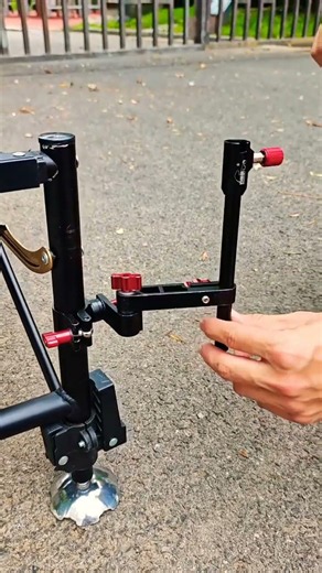 Adjustable angle, stable installation without wobbling, compatible with most types of fishing chairs