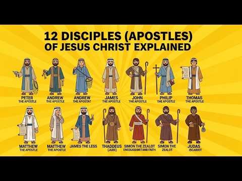12 Disciples (Apostles) Of Jesus Christ Explained