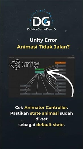 Animasi Unity Nggak Jalan? #belajarunity #gamedev #3dgamedevelopment #programmingindonesia