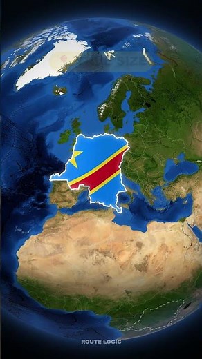 Why Is This African Country Bigger Than Europe's Giants? 🤯 DR Congo 👀