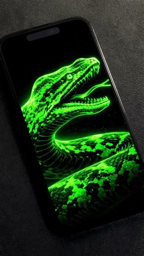 Green Python Wallpaper