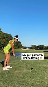 My golf game and online dating have so much in common, mostly that it’s gonna take a lot of stokes for both of us to get it in the hole! 🥲 #golfswing #Golfer #golfjokes #golfhumor #golfcourse #golflife | Fit Golfer Girl