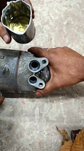 AC Compressor oil refill #ac #compressor #oil #mechanic #automotive #engine #automobile #viralreelschallenge #fblifestyle | Hybrid Repair Service & Car A.C Service