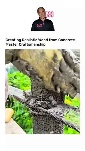 The Curious Core on Instagram: "At first glance, this looks like real wood — but it’s actually concrete! 🌳✨ This video captures the intricate process of creating faux-wood sculptures (faux bois) by the Chinese creative workshop Hunan Honggui. The artist applies a specialized concrete mixture over a structural framework made of steel rebar and wire mesh, a technique known as ferrocement. While the materials are industrial, the true artistry lies in the finishing. The craftsman carefully carves a