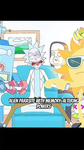 Alien Parasite with Memory-Altering Powers#rickandmorty #shortvideo #foryou #shorts #short