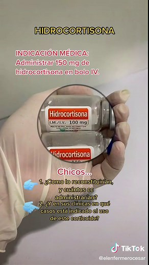 Uso de Hidrocortisona en Enfermería Médica