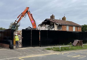 Explosion homes knocked down as council confirms rebuild plan