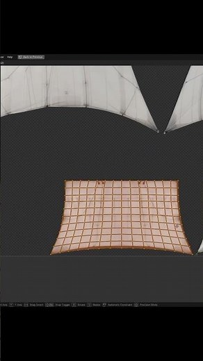 Quick way of creating a sail in Blender #b3d #blender #artist #art #tutorial #ship