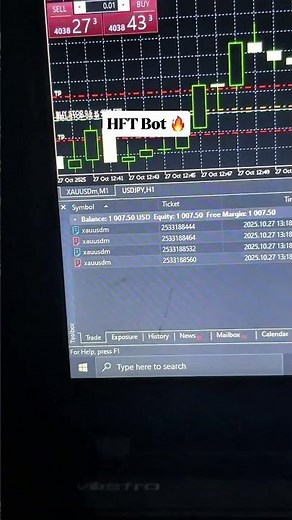 HFT bot Trading (High Frequency Trading EA) #hft #automatictrading #hftrobot #forex #fx