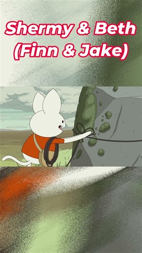 Shermy & Beth vs the Crane Game Guardian 🛸😵 | Adventure Time #shorts #adventuretime