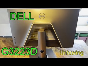 DELL G3223D Unboxing