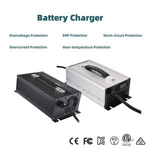 [Hot Item] Fast Charging Battery Charger Lithium Ion Battery Lead Acid Battery Charger Over Current Power off Protection IP66 Battery Charger