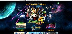 Full North American Star Fox Zero site open, story intro