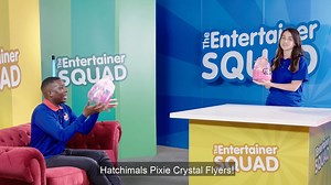 5.6K views · 16 reactions | Join Izzy and Zak as they test out the Hatchimals Pixies Crystal Flyers! Open up the crystal egg to reveal your beautiful Pixie, then launch her from the pad to see her flutter into the air. You can use your hands to guide her as glides around. Shop now - https://bit.ly/33dN9BG | The Entertainer | Facebook