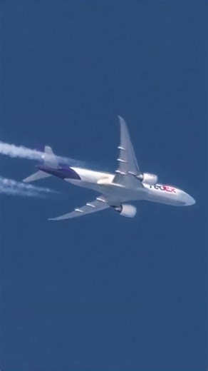 FedEx 777F captured with 500mm zoom lens!