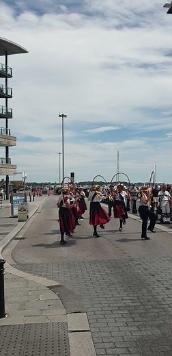 Colorful English Folk Dance at Poole Quay 🇬🇧 | Traditional Festival Performance