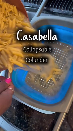 @Casabella House Essential #colander #foodstrainer #kitchengadgets #tiktokshopcreatorpicks #tiktokmademebuyit collapseable food strainer