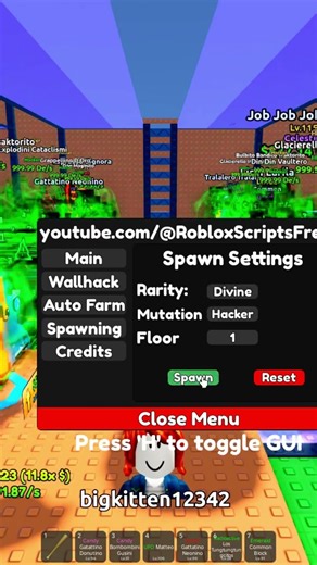 Admin SPAWNER Escape Tsunami For Brainrots Script