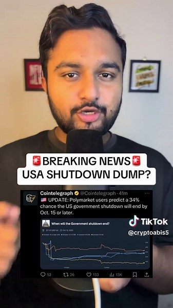 Usa gov shutdown watch till end #usa #shutdown #cryptonews #foryoupage #fyp