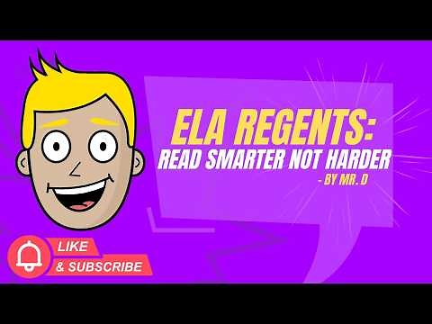 📝 How to Analyze Passages Like a Pro – ELA Regents Exam Tips 📖✨