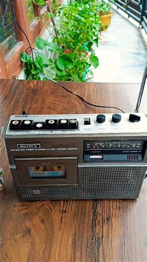 Old classical model CF-310YM mono stereo radio recorder portable boombox#shortsviral vintage viral