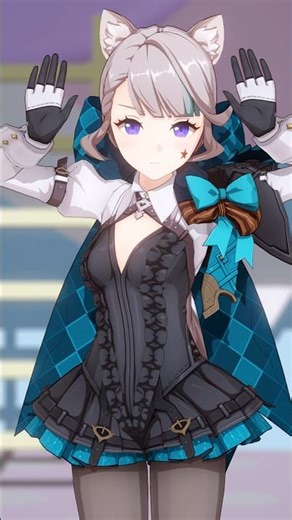 Lynette Montagem Miau【Genshin Impact MMD】 #lynette