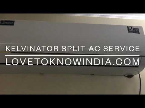 Split AC service cleaning Kelvinator Split AC