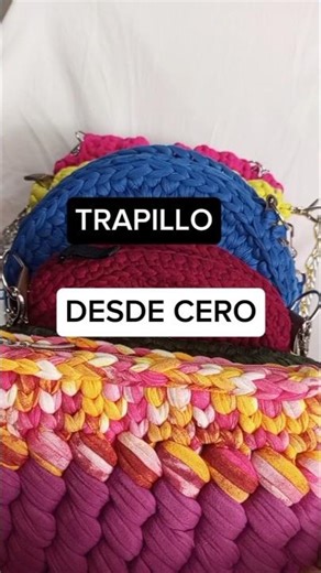 Aprende trapillo desde cero | Ya está la Parte 3. #trapillo #tejedoras #manualidades