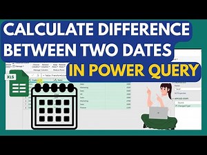 How To Calculate Difference Between Two Dates In Power Query #powerqueryeditor