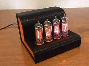 EPS8266 Nixie Clock #3DThursday #3DPrinting