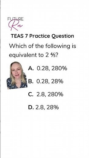 TEAS 7 Practice Question #teas7 #atiteas