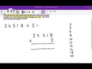 Matematik Tahun 4 | Darab | Darab Bentuk Lazim 1