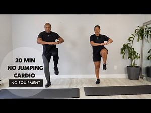20 MIN | No Jumping Cardio Workout | No Equipment Needed 🔥