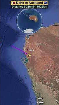 Unbelievable 16-Hour Flight Path: Qatar to New Zealand