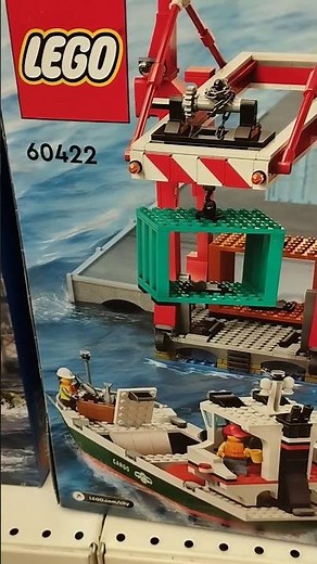 Lego City 60422 Le port et le navire de marchandise