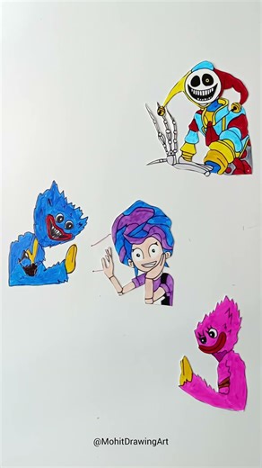 Poppy Playtime Ch 5 Rope Paper Craft Game #poppyplaytime #shorts