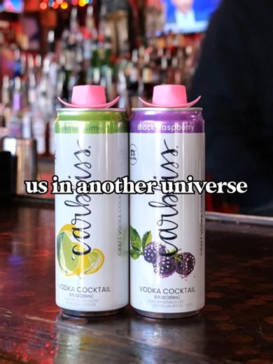 name a better duo than black raspberry lemon-lime, we’ll wait. #Carbliss #UsInAnotherUniverse#Besties