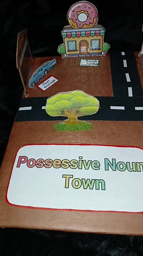 Noun town #town #schoolproject #school #craft #fyppp #diyproject