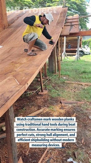 Traditional Wood Marking Tool | Precision Layout in Wooden Boat Building