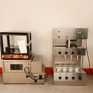 [Hot Item] Pizza Cone Moduling Machine Corn Kono Cono Rotary Baking Oven