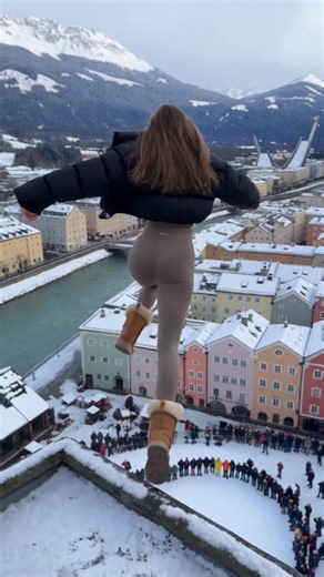 The Perfect Jump in Switzerland #switzerland #jump #trampoline