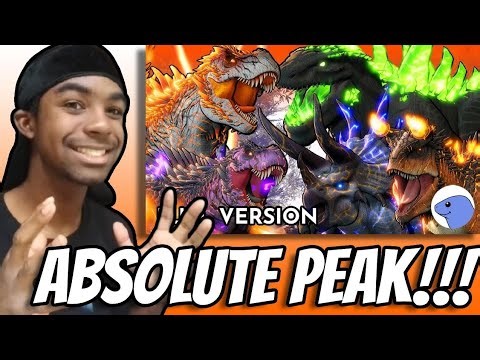 Omega 09 & Alpha 06 vs Zilla Jr., Horned Carnotaurus & Volta Triceratops Animation - Reaction