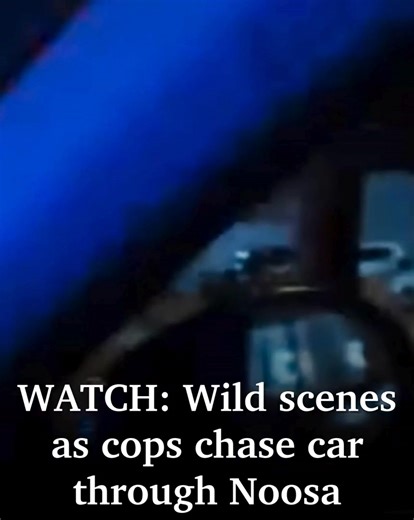 Dramatic footage has captured the moment a dozen police cars pursued a Holden Commodore. WATCH THE FULL VIDEO ▶️ https://bit.ly/3LPMcJr | Redcliffe & Bayside Herald