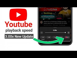 How to Play YouTube Videos in 3x Speed | YouTube Video Speed Update 2025