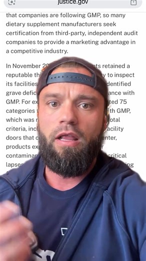 BREAKING NEWS: Hi-Tech Pharmaceuticals CEO Jared Wheat was convicted of wire fraud from a federal jury on Friday, November 21st and faces up to 20 years in prison. His company Hi-Tech Pharmaceuticals faces up to $10 million in damages on charges of money laundering and wire fraud. Although the FDA does not certify that companies are following GMP, 3rd party audits are obtained by many dietary supplement companies. In 2010 a 3rd party company listed 75 categories that were not GMP compliant at Hi