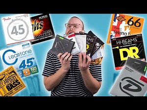 Comparing 8 Different Bass String Brands! Which Is The BEST??